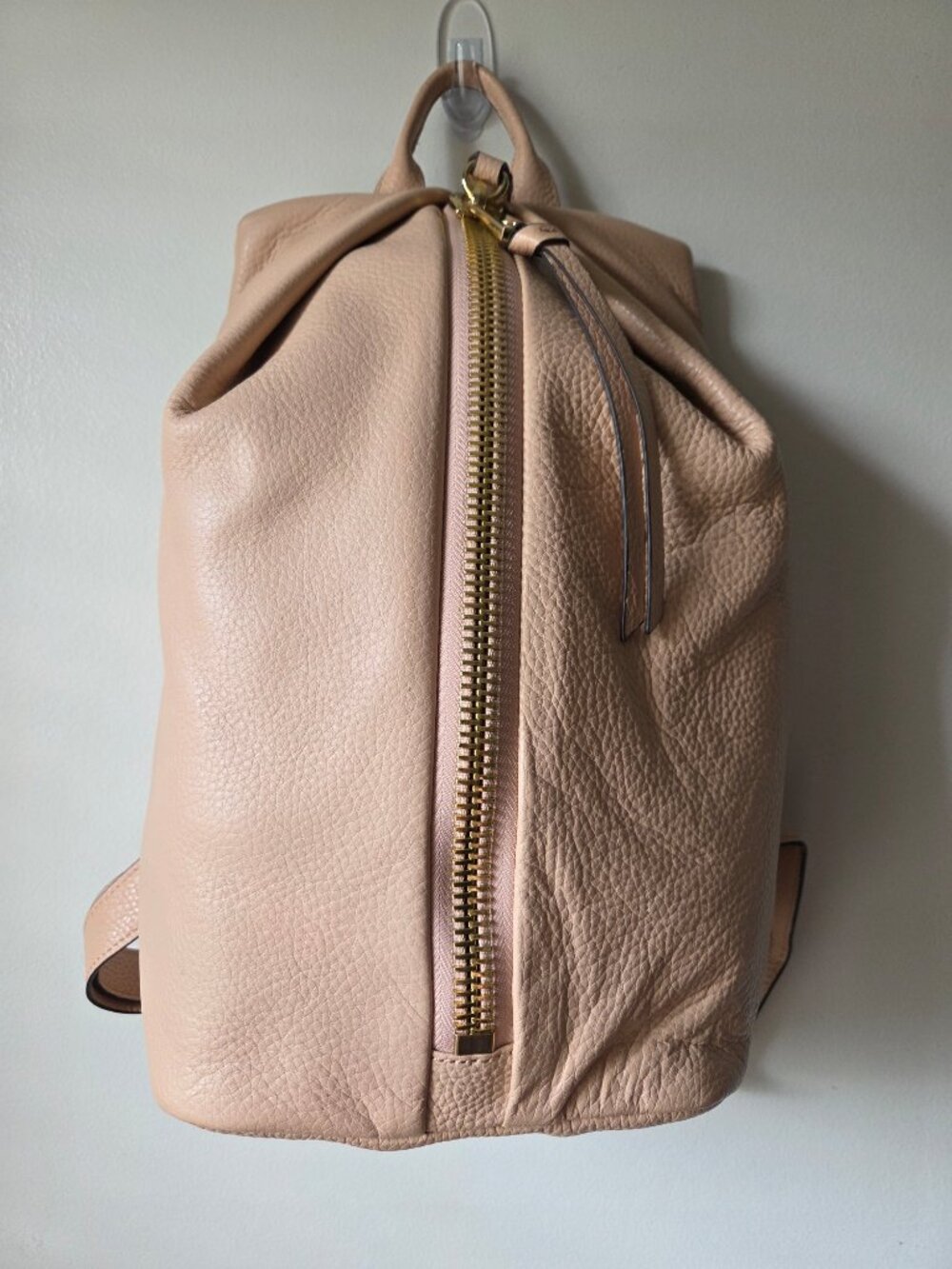 AMAZING AIMEE KESTENBERG TAMITHAT NUDE THICK GENUINE LEATHER BACKPACK M/L